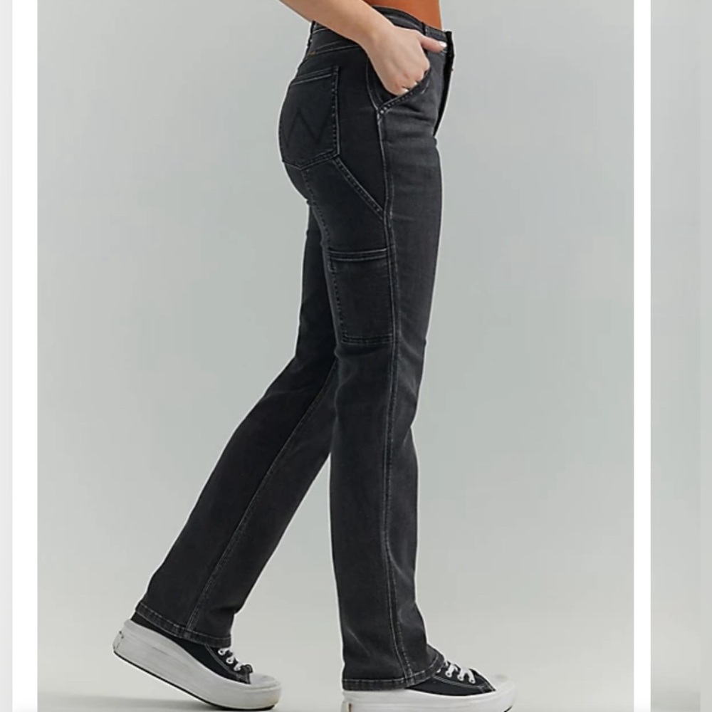 WOMEN'S TRUE STRAIGHT CARPENTER JEAN- Blue